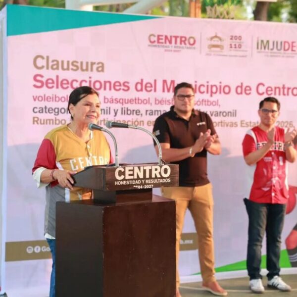 Premia Yolanda Osuna a deportistas de Centro que competirán en Ligas Deportivas Estatales 2026