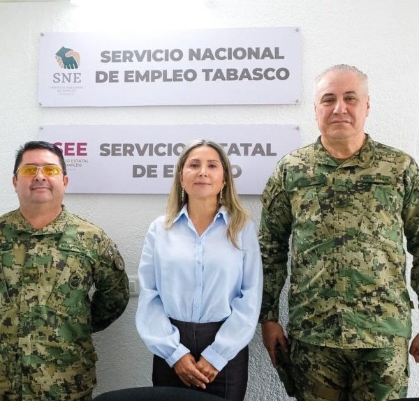Invita Marina a tabasqueñas y tabasqueños a incorporarse a sus filas; fortalece coordinación con el Servicio Estatal de Empleo
