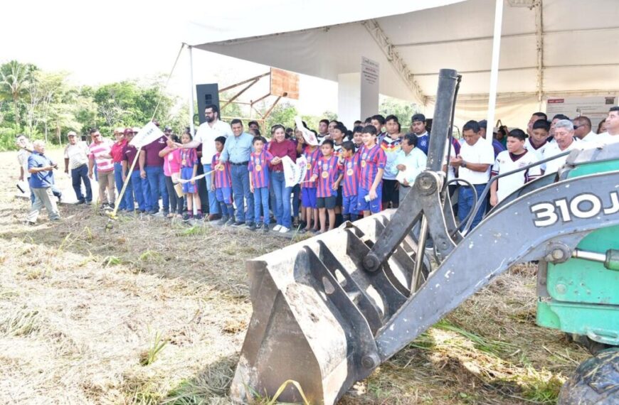 Gobierno del Pueblo inicia obras sanitarias y deportivas por más de 38 mdp en Cunduacán