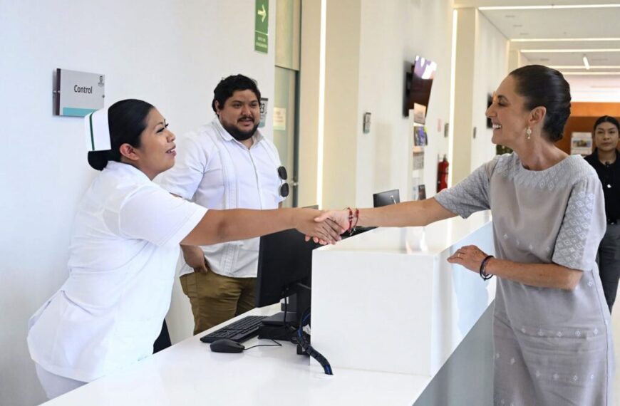 Sheinbaum inaugura Hospital General “Dr. Agustín O’Horán”; firma incorporación de Yucatán a IMSS-Bienestar