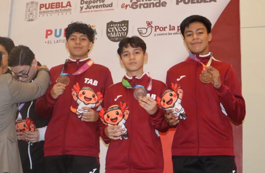 Tabasco vivió una jornada histórica con cosecha de medallas de oro, plata y bronce en la Olimpiada Nacional