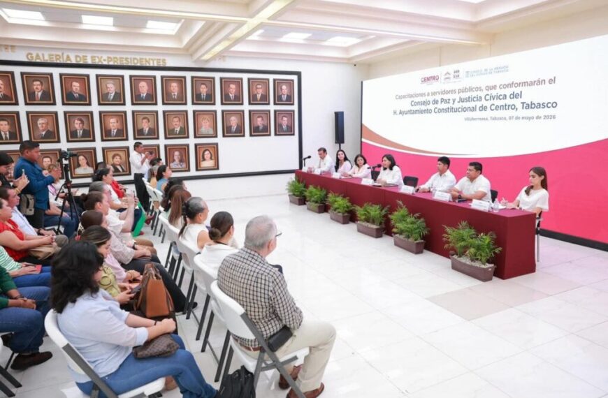 Inicia capacitación de servidores públicos de Centro que integrarán el Consejo de Paz y Justicia Cívica