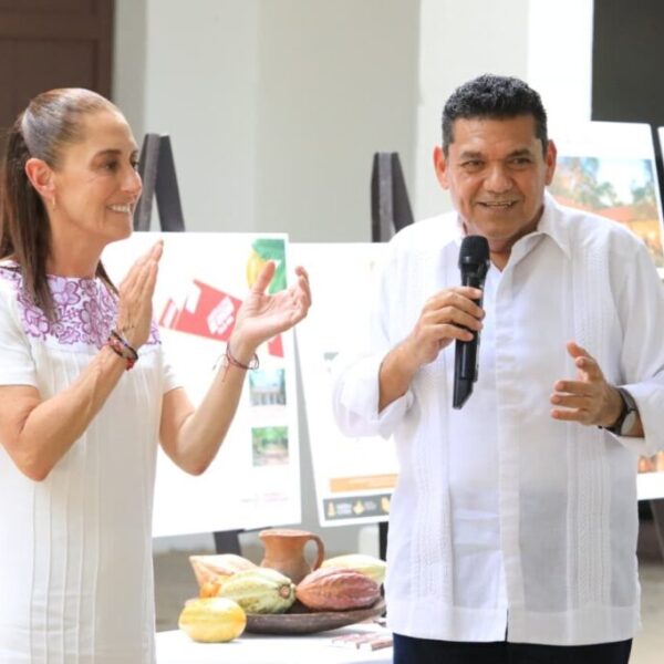 Cacao de Tabasco tendrá precio justo y valor agregado, anuncia Claudia Sheinbaum
