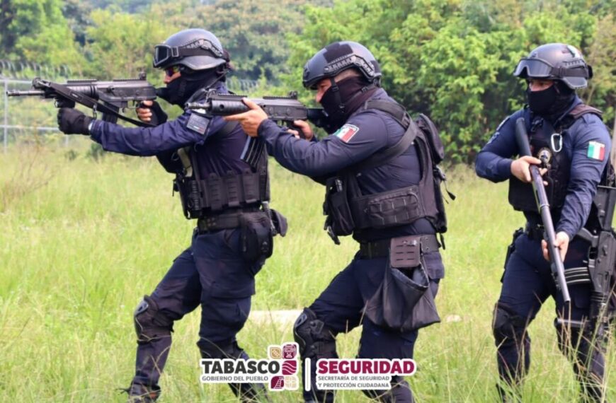 Tabasco continúa avanzando en su estrategia integral por la seguridad con acciones coordinadas y resultados contundentes