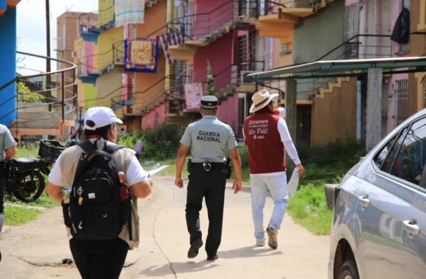 Jornadas de Paz continúan con encomienda de atender necesidades de población; martes y miércoles se encuentran en fraccionamiento Casas Geo