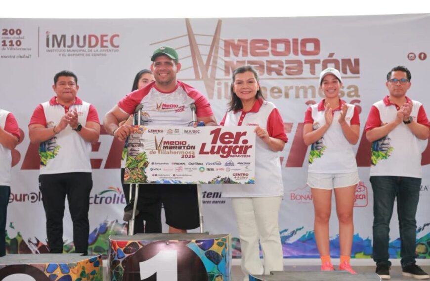 Se consolida el Medio Maratón de Villahermosa entre los más importantes del sureste mexicano
