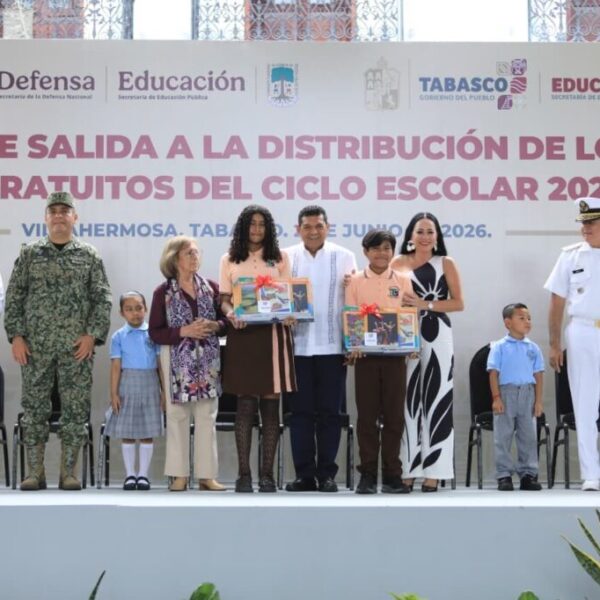 En Tabasco comienza el reparto de 3 millones 200 mil libros de texto gratuitos para el ciclo 2026-2027