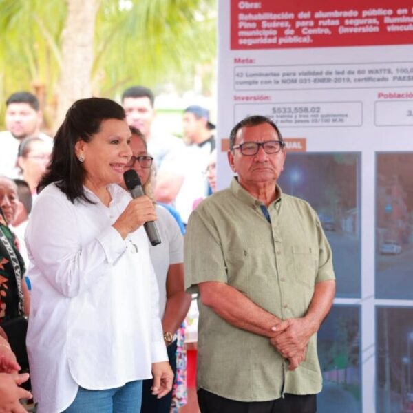 Impulsa Yolanda Osuna integración comunitaria con Jornada de Centro +Seguro en Tierra Colorada