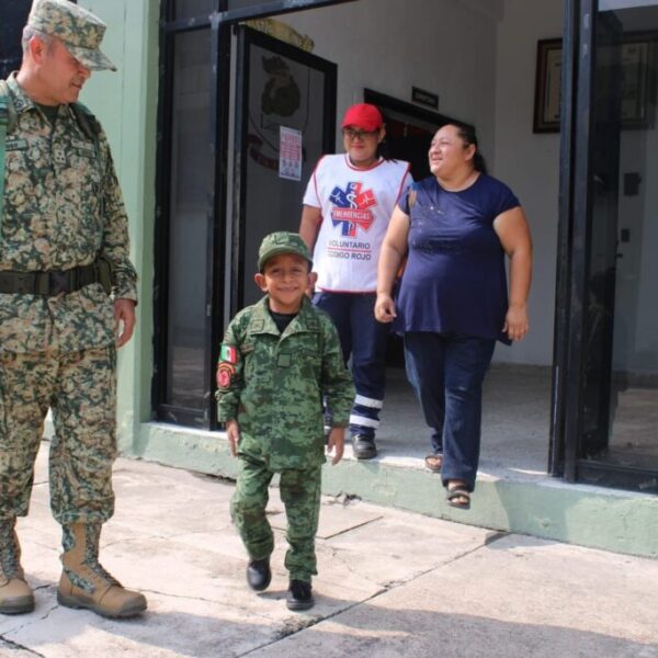 Fuerzas Armadas cumplen el sueño de José Guillermo al convertirlo en “Soldado por un Día”