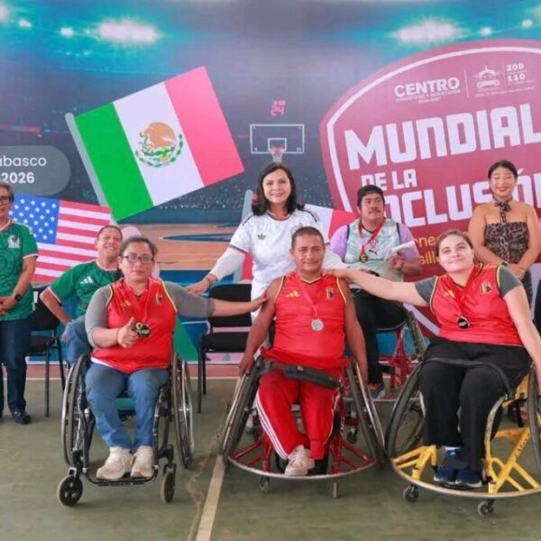 Premia Yolanda Osuna a atletas del “Mundial por la Inclusión” Torneo de Basquetbol sobre Silla de Ruedas