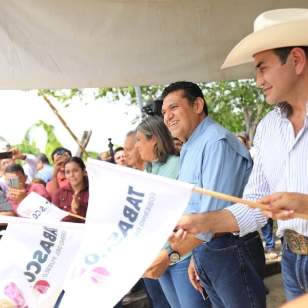 Con construcción de cisterna de rebombeo y línea de conducción, inicia rehabilitación de la red que garantizará el agua potable en Emiliano Zapata