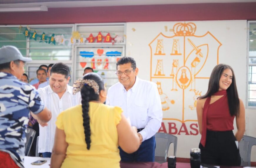 Llega Gobierno de Javier May a Tacotalpa para brindar servicios a las familias directamente en territorio