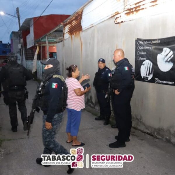 Mantiene activo FIRT Olmeca Operativo ‘Tabasco Seguro’