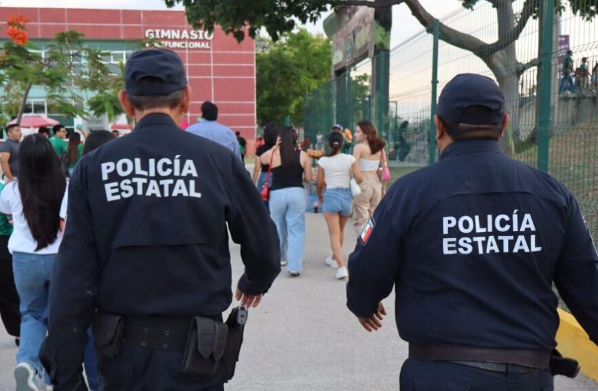 Garantiza SSPC seguridad de familias durante transmisión del partido del Mundial 2026