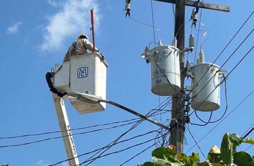 Atienden brigadas del Gobierno de Tabasco zonas afectadas por suministro eléctrico