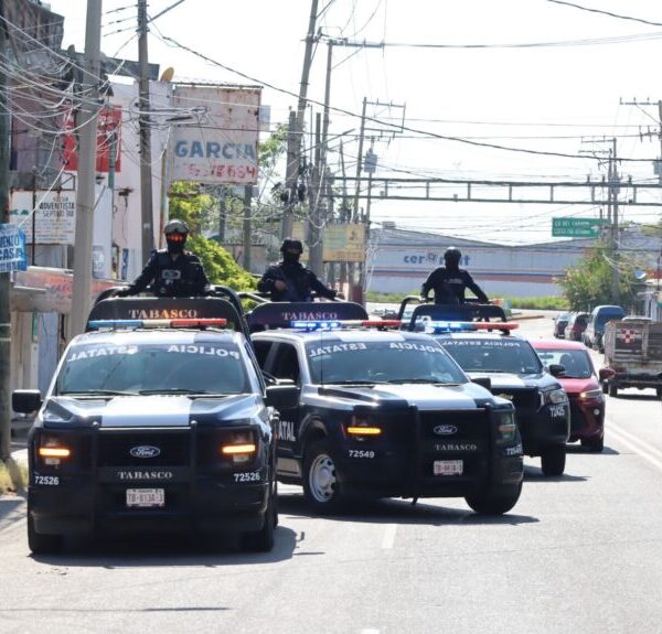 Realiza SSPC recorridos de seguridad en Villahermosa
