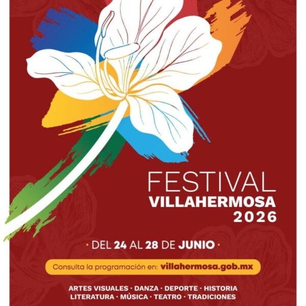 Inicia este miércoles el Festival Villahermosa 2026 con 57 actividades culturales, deportivas y artísticas