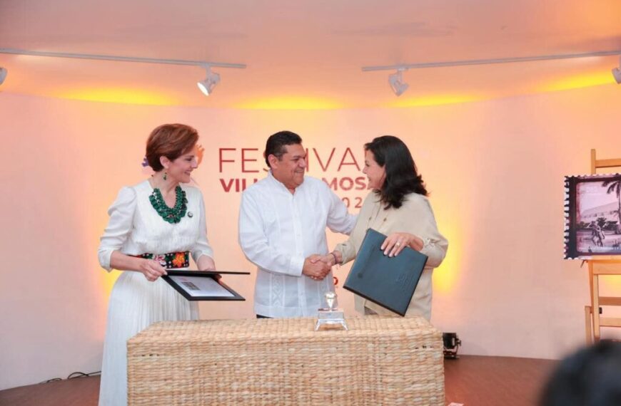 Inauguran el gobernador Javier May y la alcaldesa Yolanda Osuna el Festival Villahermosa 2026