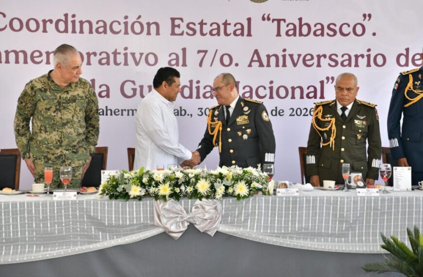 A siete años de su creación, reconoce Gobierno del Pueblo labor de la Guardia Nacional en tareas de seguridad