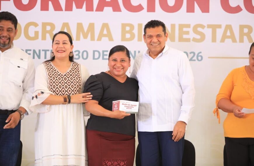 Entrega Javier May 10 mil vales de Bienestar en tu Mesa