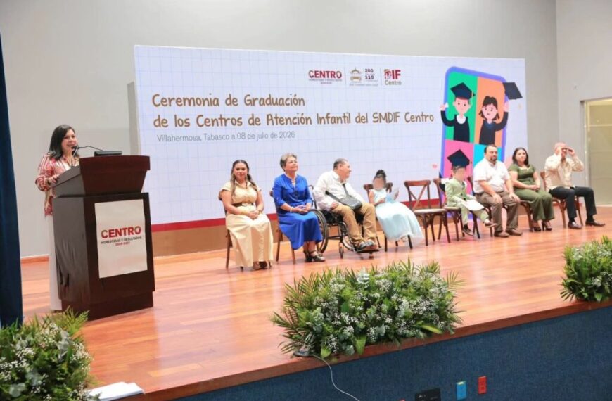 Reconoce Yolanda Osuna a 83 niñas y niños por culminar su etapa escolar en los CAI Carmen de Mora y Mis Primeros Años