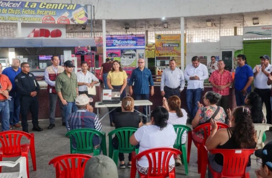 Presenta Mari Luz proyecto de rehabilitación integral de la Central Camionera
