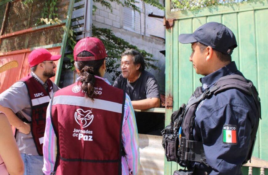 Habitantes de Asunción Castellanos reciben atención y servicios en la 57 edición de las Jornadas de Paz