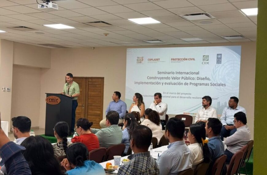 Inicia en Tabasco Seminario Internacional para fortalecer el diseño y evaluación de programas sociales