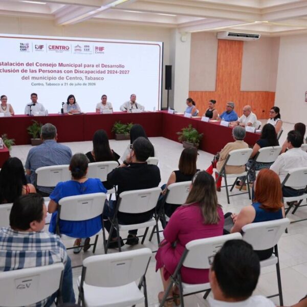 Instalan en Centro un Consejo Municipal para el Desarrollo de Personas con Discapacidad