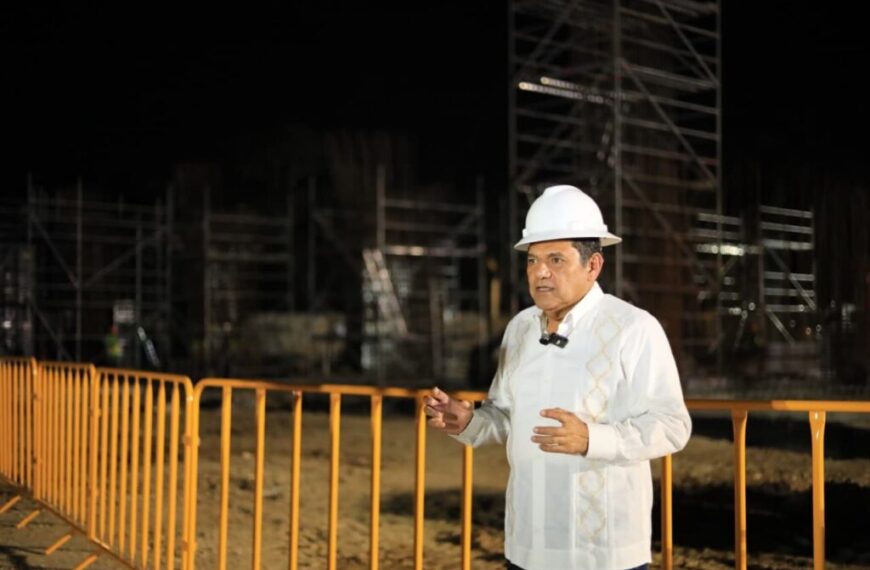 C5 ‘Escudo Olmeca’ contribuirá a devolver la paz a las familias, destaca gobernador Javier May al supervisar avances en su construcción