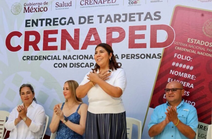 Encabeza la alcaldesa Mari Luz entrega de credenciales CRENAPED