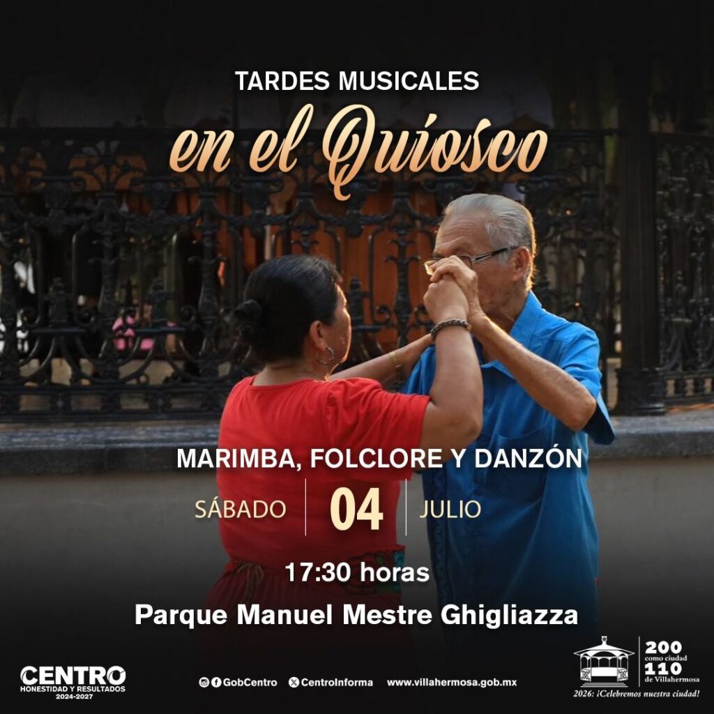 Presenta Gobierno de Centro Agenda Cultural de julio con exposiciones, cine, teatro y talleres para vacaciones