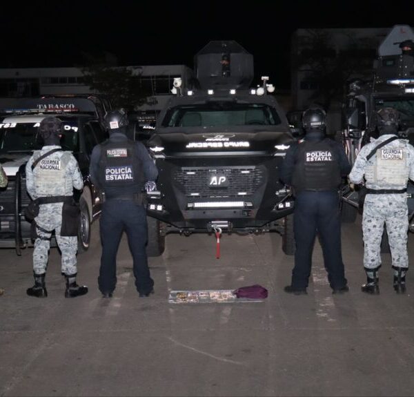 SSPC asegura cartuchos en el municipio de Centro como parte del operativo “Reforzamiento de Centro”