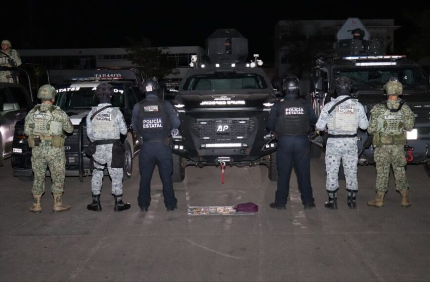 SSPC asegura cartuchos en el municipio de Centro como parte del operativo “Reforzamiento de Centro”