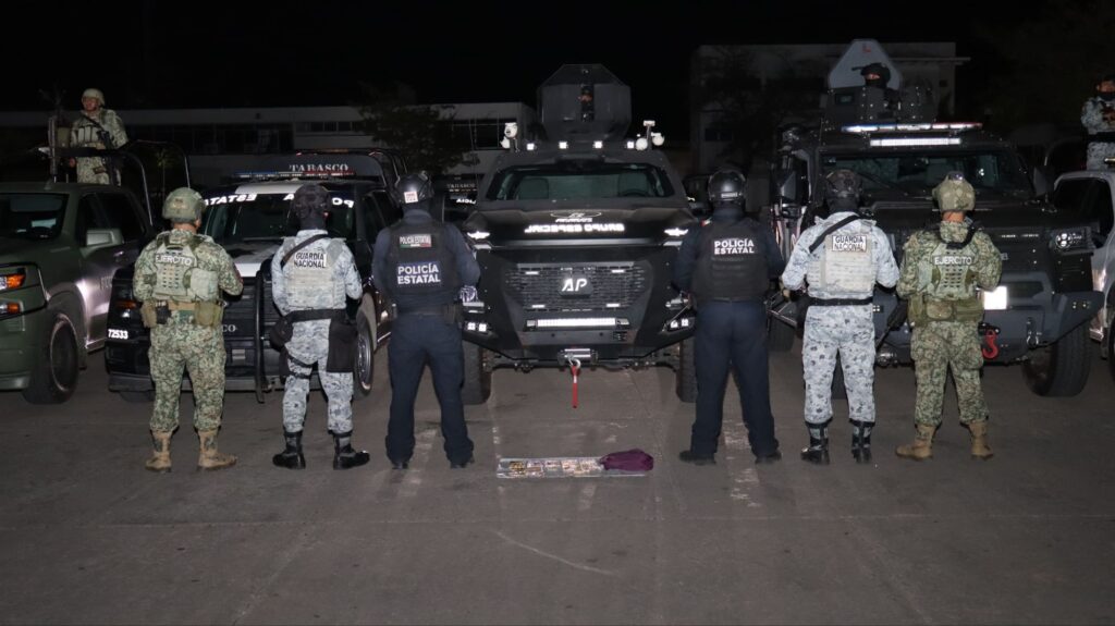 SSPC asegura cartuchos en el municipio de Centro como parte del operativo “Reforzamiento de Centro”
