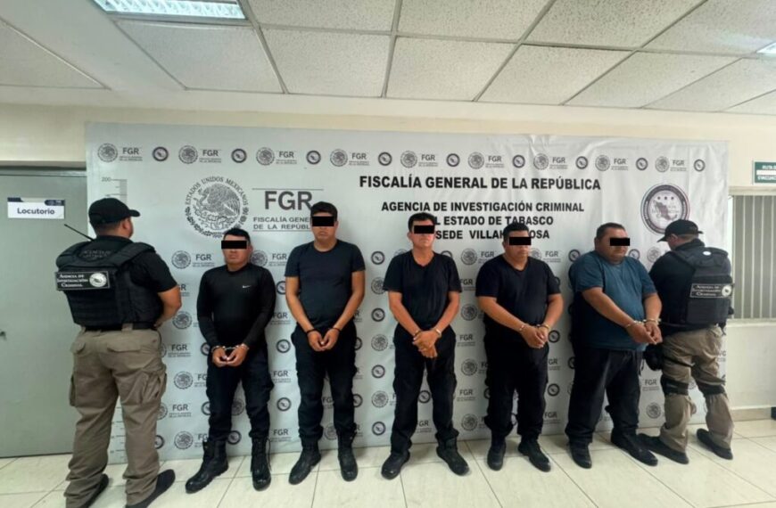 Tabasco: Cumplimentan autoridades seis órdenes de aprehensión