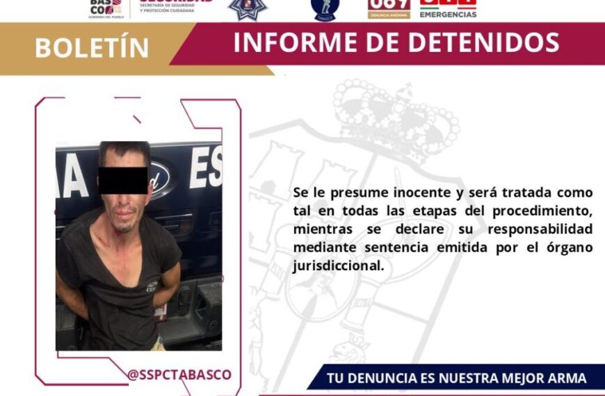 Detiene la SSPC a presunto responsable de robos a tiendas de conveniencia