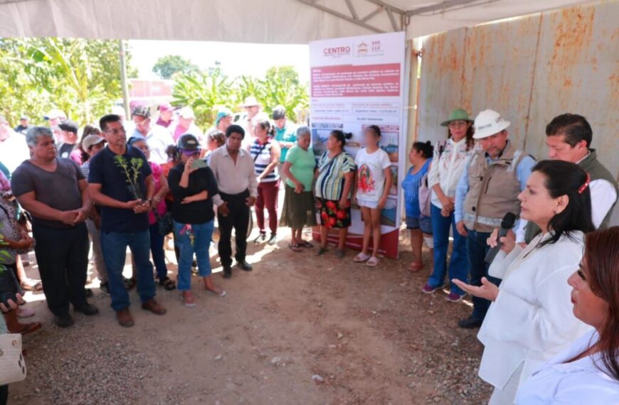 Entrega Yolanda Osuna obras de pavimentación y agua potable en Gaviotas Sur, Sector Armenia