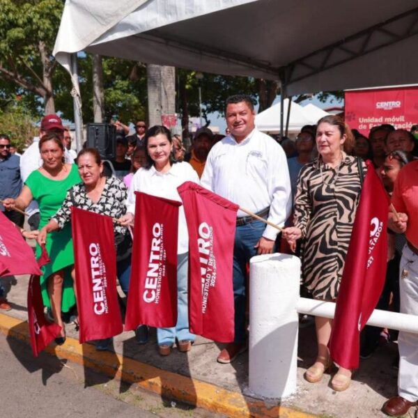 Impulsa Yolanda Osuna recuperación de espacios públicos con Centro +Seguro en Tamulté de las Barrancas