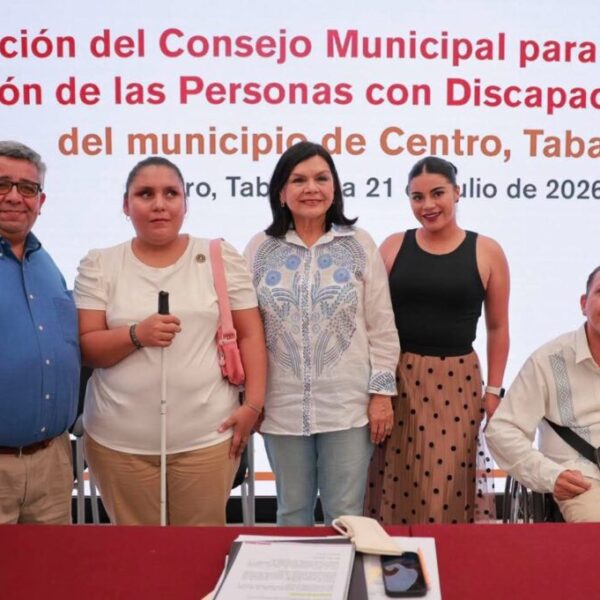 Instalan Consejo Municipal para el Desarrollo y la Inclusión de Personas con Discapacidad de Centro