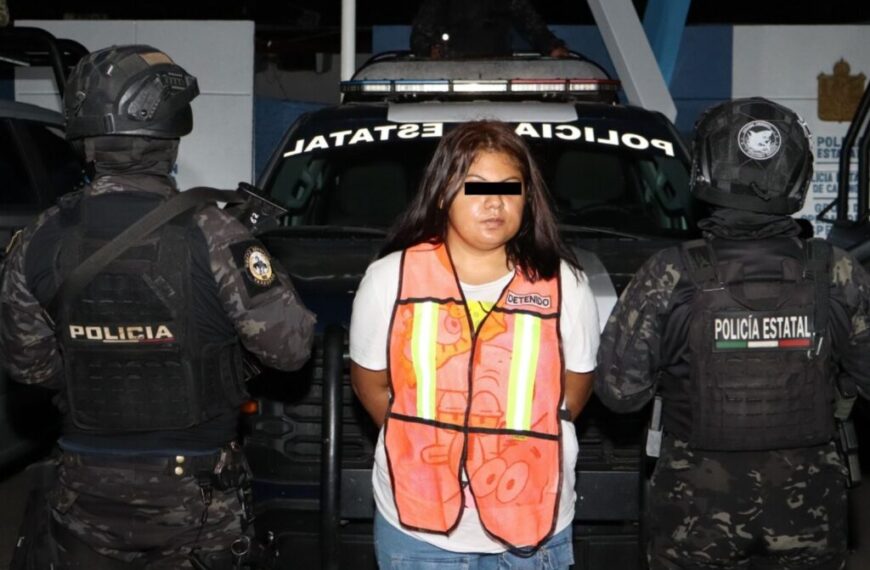 Detiene SSPC a una mujer con arma de fuego y diversas dosis de estupefacientes en Centro