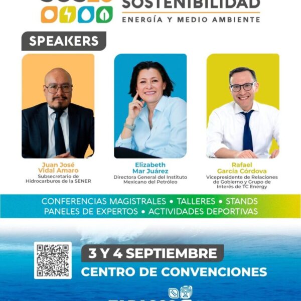 Especialistas en soberanía energética y desarrollo tecnológico compartirán sus experiencias y conocimiento en el SOS26, a celebrarse en Villahermosa
