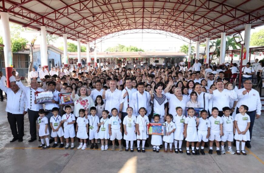 Inaugura Gobernador Javier May ciclo escolar 2026-2027; la verdadera riqueza de Tabasco está en sus estudiantes, afirma
