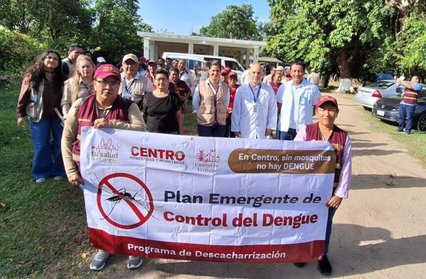 Refuerza Salud acciones preventivas contra el dengue ante inicio de la Temporada de Lluvias
