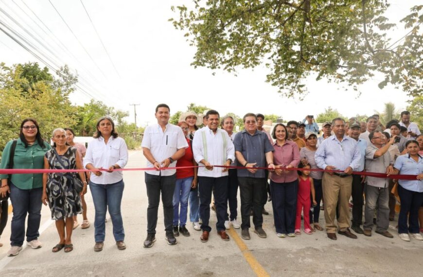 Javier May entrega puente que pone fin a 50 años de riesgo en Comalcalco