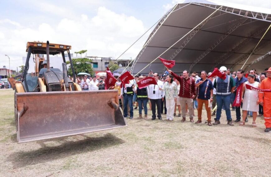 Inicia la construcción del Centro Comunitario “México Imparable” en la Ra. Medellín y Madero 2ª Sección