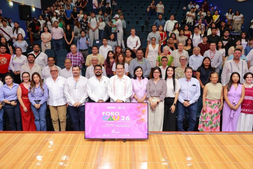 Abordan especialistas en el Foro Centro y Agenda Urbana (CAU) 2026 los retos del crecimiento de las ciudades