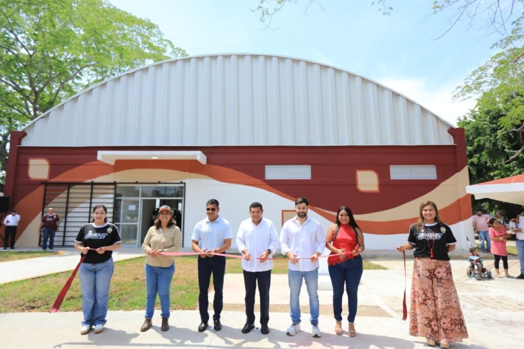 Inaugura Javier May infraestructura deportiva y subestación eléctrica en Nacajuca
