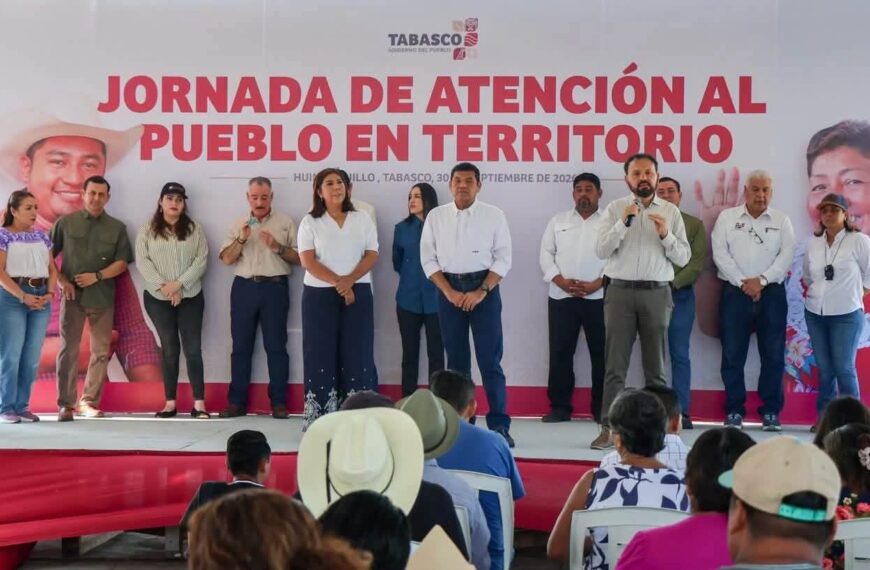 Encabeza Mari Luz junto al gobernador Jornada de Atención al Pueblo