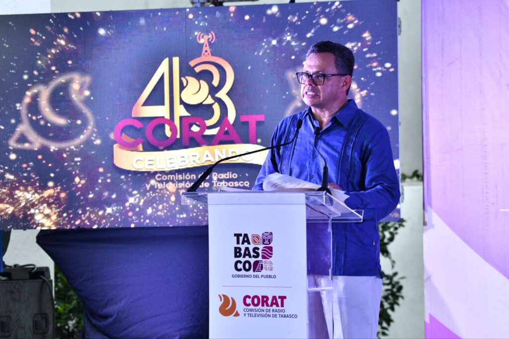 CORAT cumple 43 años de informar, entretener y fomentar cultura tabasqueña